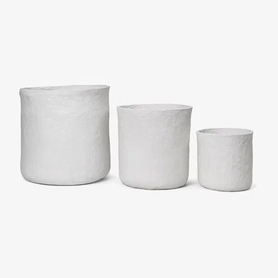 Nordic Nest ferm LIVING Vary storage basket 3 pieces White