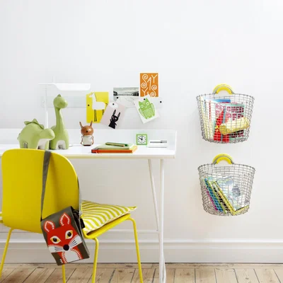 Nordic Nest Korbo colored bin hanger yellow