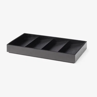 Nordic Nest Duune organizer 4 storage tray Black
