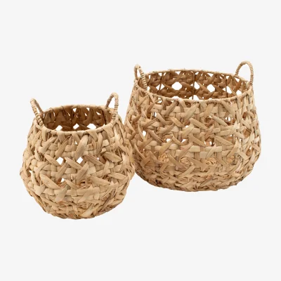 Nordic Nest Dixie Lily storage basket Lace 2 pieces