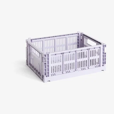 Nordic Nest HAY Colour Crate M 26.5x34.5 cm Lavender