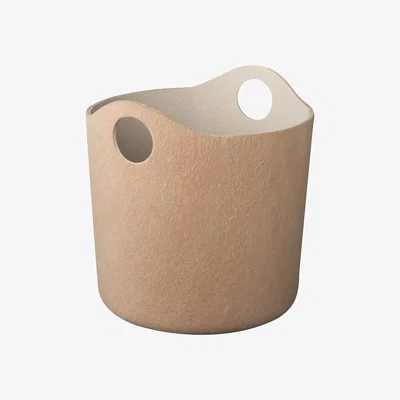Nordic Nest blomus Tiggy storage box throw M Ø42.5 cm Fungi-micro chip