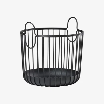 Nordic Nest Zone Denmark Inu basket 20x20 cm Black