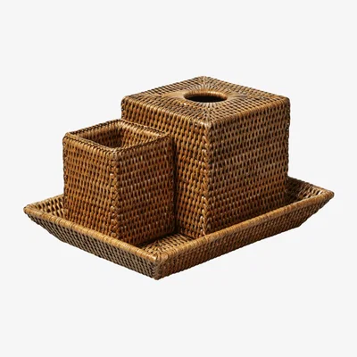 OKA OKA, Rattan Gift Set - Brown, Storage Boxes, Rattan