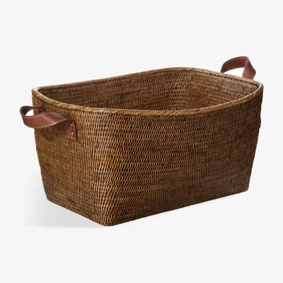 OKA OKA, Fairfax Basket - Large - Brown, Storage Basket