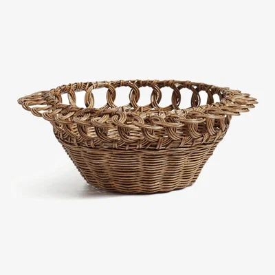 OKA OKA, Borromea Basket - Vintage Grey, Storage Baskets, Rattan