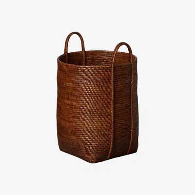 OKA Tisser Rattan Laundry Basket - Brown