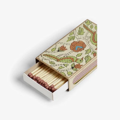 OKA OKA, Cardamom Hills Match Holder - Multi, Storage Box