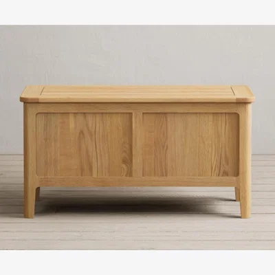 Oak&More Loxton Solid Oak Blanket Box