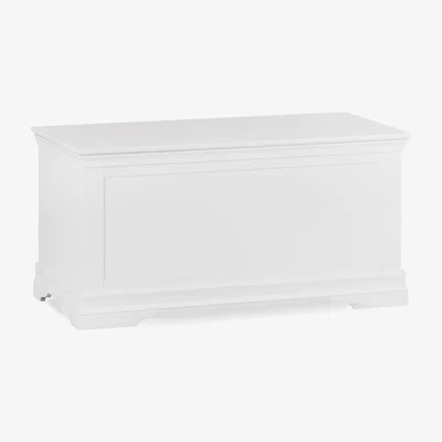 Oak&More Brooklyn White Blanket Box