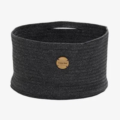 Olivia's CANE-LINE Medium Soft Rope Basket Dark Grey