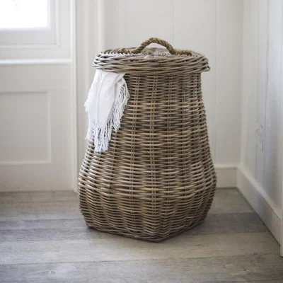 Olivia's Garden Trading Bembridge Laundry Basket in Rattan