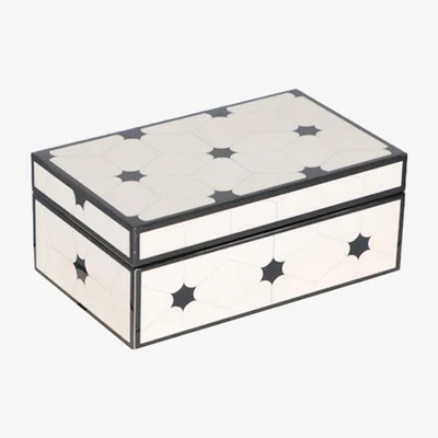 Olivia's Liang & Eimil Glossy Cream White Storage Box