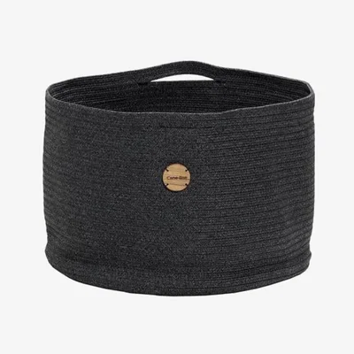 Olivia's CANE-LINE Large Soft Rope Basket Dark Grey