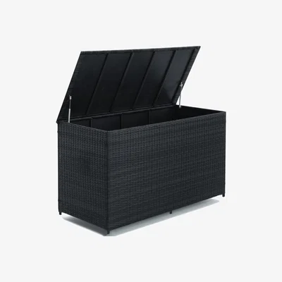 Olivia's Maze Rattan Storage Box Storage Box Grey