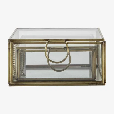 Olivia's Gallery Interiors Set of 2 Artemis Box Antique Brass