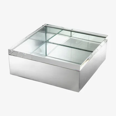 Olivia's Eichholtz Brook Box in Nickel Finish | Outlet