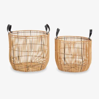 Olivia's Olivia's Batu Baskets Set Of 2 Natural