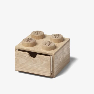 Olivia's LEGO 2 x 2 Wooden Desk Drawer Soap Treated