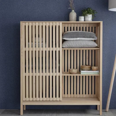 Olivia's Garden Trading Linear Large Storage Unit in Ash
