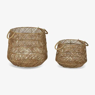 Olivia's Garden Trading Hinton Woven Basket Set of 2