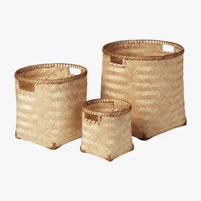 Olivia's Broste Copenhagen Meli Bamboo Baskets