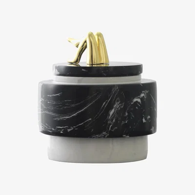 Olivia's Liang & Eimil Alder Jar Black And White