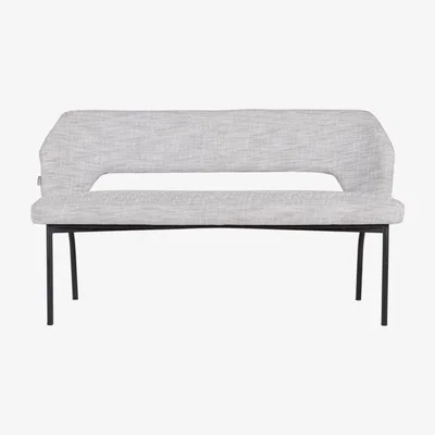 Olivia's Must Living 150 Bloom Bench in Light Grey Polaris