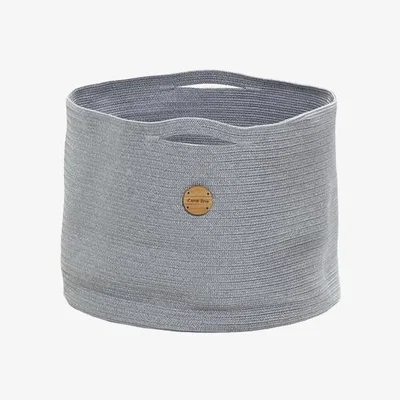 Olivia's CANE-LINE Large Soft Rope Basket Light Grey