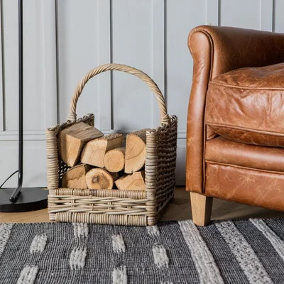 Olivia's Gallery Direct Dorado Log Basket