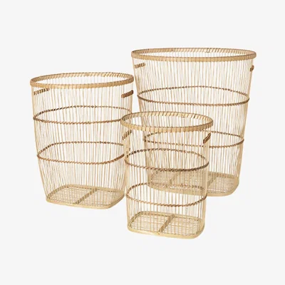 Olivia's Broste Copenhagen Sabbie Natural Brown Basket | Outlet