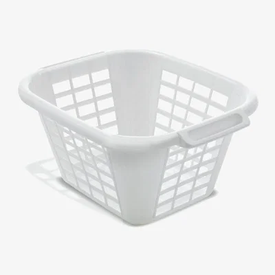 Downtown Addis White 24L Square Laundry Basket