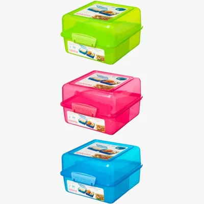 Downtown Sistema 1.4L Coloured Lunch Cube Container