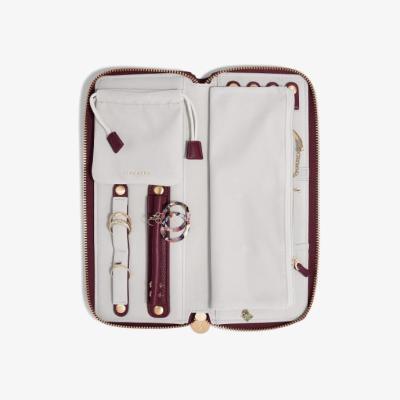 Downtown Stackers Jewellery Roll - Burgundy