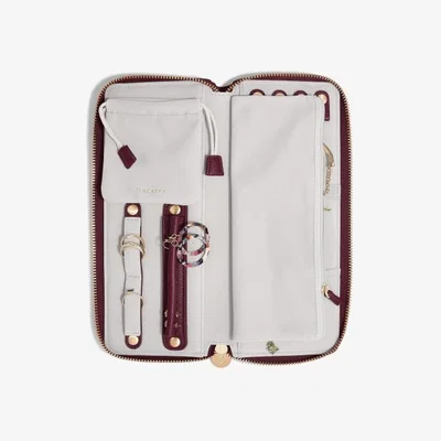 Downtown Stackers Jewellery Roll - Burgundy