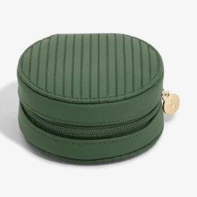 Downtown Stackers Round Jewellery Roll - Emerald