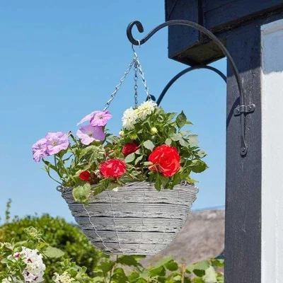 Downtown Smart Garden 14' Monza Faux Rattan Basket