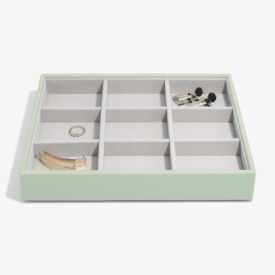 Downtown Stackers Classic Statement Jewellery Layer - Sage Green