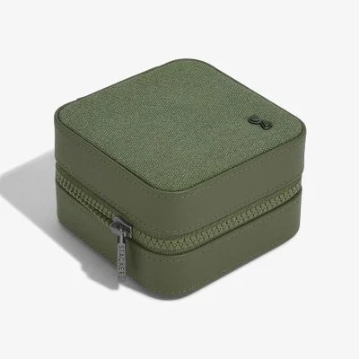 Downtown Stackers Watch and Jewellery Box - Green Canvas