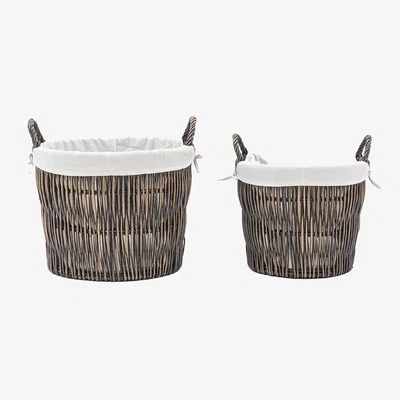 Perch and Parrow Calla Basket, Set of 2