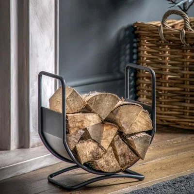Pagazzi BRONTE LOG BASKET BLACK