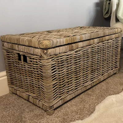 Pagazzi Wovenhill Kubu Rattan Storage Hamper