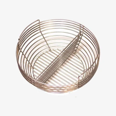 The Range Grill and Smoker Durable Heat Resistant Large Ash Basket - Silver