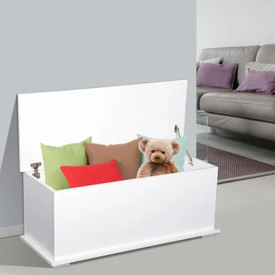 The Range Storage Box Chest with Lid  - White