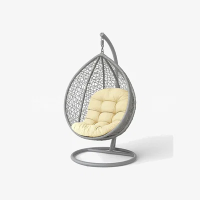 The Range Egg Chair Cushion, Luxury Hanging Basket Swing Chair Cushion - Cream