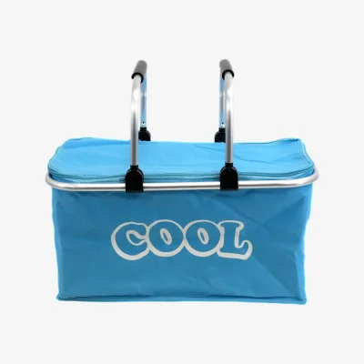 The Range 35L Insulated Cool Bag Picnic Basket Collapsible Cooler Box - Blue