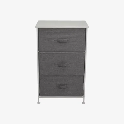 The Range Fabric Basket Storage Unit - Grey / 3