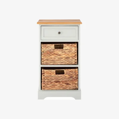 The Range Vermont One Drawer Two Baskets Cabinet