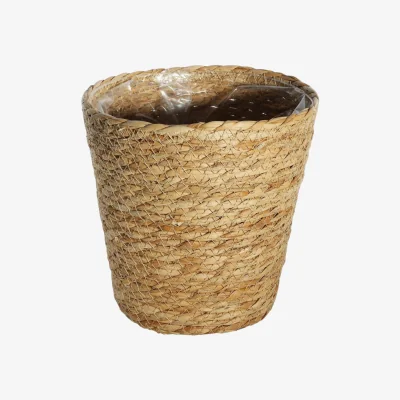 The Range Seagrass Planter Basket Lined 19.5cm - Natural