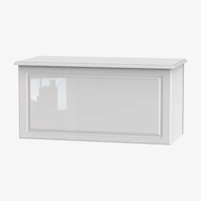 The Range Balmoral White Gloss Blanket Box